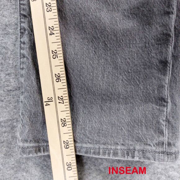 Madewell ’90s Straight Jeans Women’s Sz 26 Gray Wash High Rise Classic Denim - Picture 5 of 12